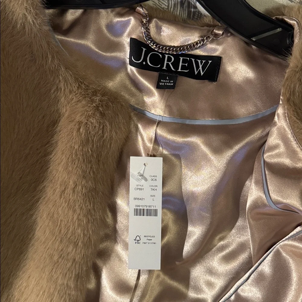 J.Crew Faux-fur lady jacket CP691